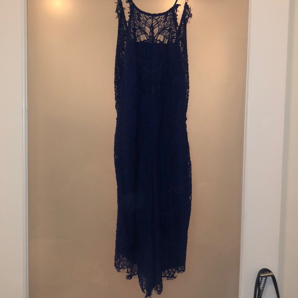 Royal Blue Lace Dress by Free People